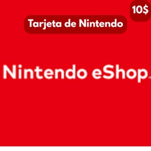 Tarjeta de Regalo Nintendo Eshop Credito 10$ - Código Digital