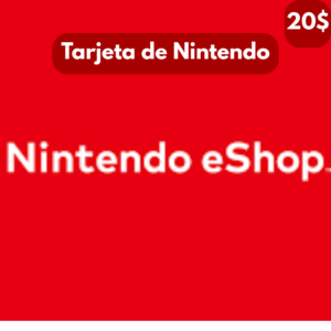 Tarjeta de Regalo Nintendo Eshop Credito 20$ - Código Digital