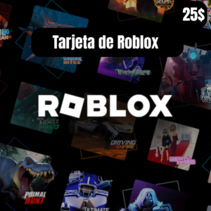 Tarjeta de Regalo Robux 25$ – Codigo Digital